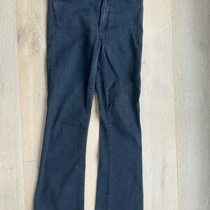 MOTHER black hustler ankle Denim Pants